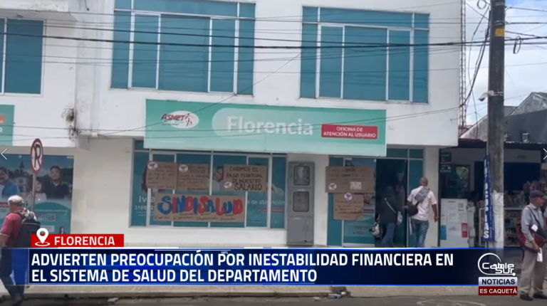 El sistema de salud en el departamento del Caquetá genera gran preocupación debido a la marcada falta de pagos a las entidades prestadoras de servicios.