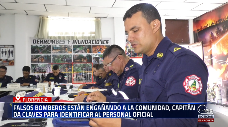 Ante reportes de personas suplantando a bomberos, el Capitán hace un llamado a la comunidad a extremar precauciones.