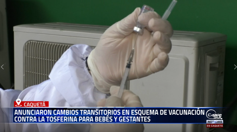 Las autoridades de salud han emitido un comunicado sobre cambios transitorios en el esquema de vacunación, específicamente en la aplicación de la dosis contra la Tosferina.