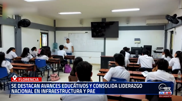 La Secretaría de Educación de Florencia presentó un balance técnico sobre el desempeño académico, la inversión en infraestructura y la gestión del Programa de Alimentación Escolar, resaltando el reconocimiento nacional obtenido por el municipio.