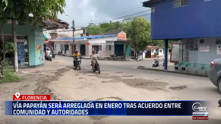 La comunidad que utiliza la vía hacia el sur, conocida como Pan payán, logró un acuerdo con las autoridades municipales, mediado por un edil, respecto a la urgente reparación de la carretera.