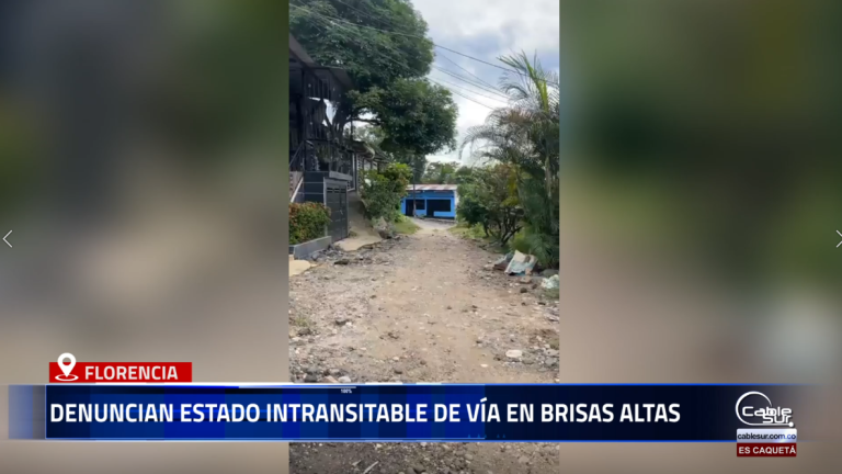 El deterioro de la vía de Brisas Altas, que ha estado en un estado deplorable durante mucho tiempo, ha generado una fuerte reacción.