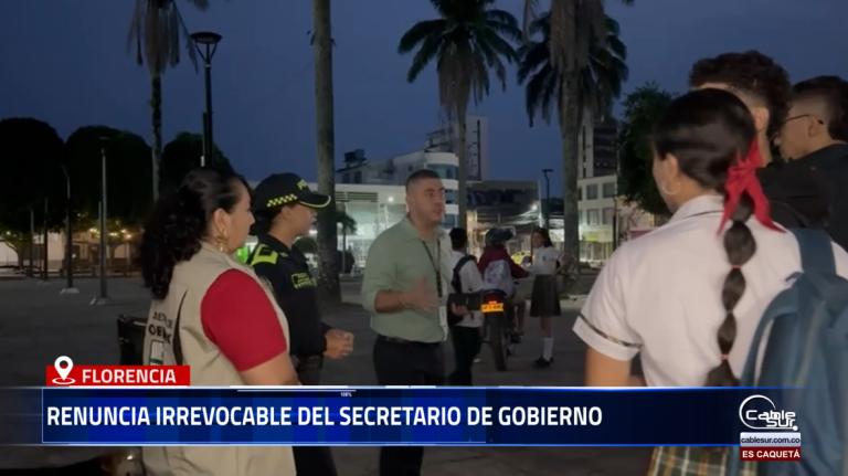 El consejo de Florencia se sorprendió luego de que Carlos Mora, Secretario de Gobierno, presentara su renuncia irrevocable. El anuncio fue realizado ante la Corporación en una sesión de control político, lo que generó un impacto en la agenda de la Alcaldía.