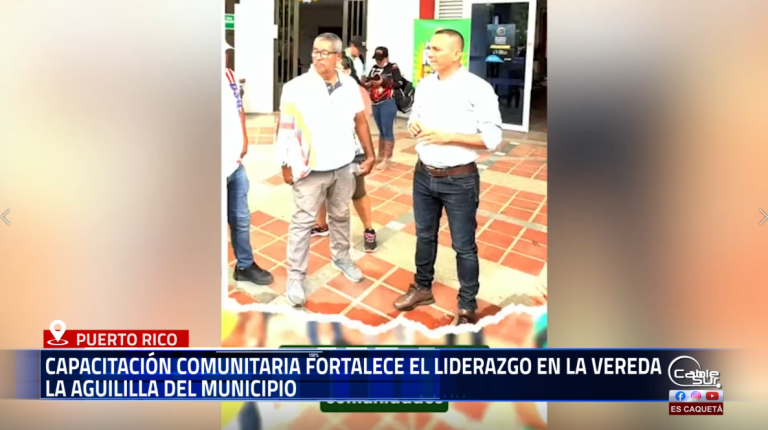 En la vereda La Aguililla, en el municipio de puerto rico autoridades municipales adelantan procesos formativos dirigidos a los dignatarios de las Juntas de Acción Comunal, con el propósito de consolidar la organización comunitaria y promover una gestión local más participativa.