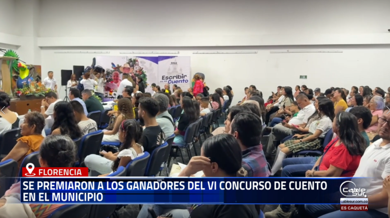 La Alcaldía de Florencia celebró la premiación de la sexta versión del concurso literario “Escribir es mi cuento: Florencia, un destino maravilloso”, que en esta edición superó las expectativas al reunir a más de 560 participantes en las categorías Infantil, Juvenil, Adulto y Adulto Mayor.