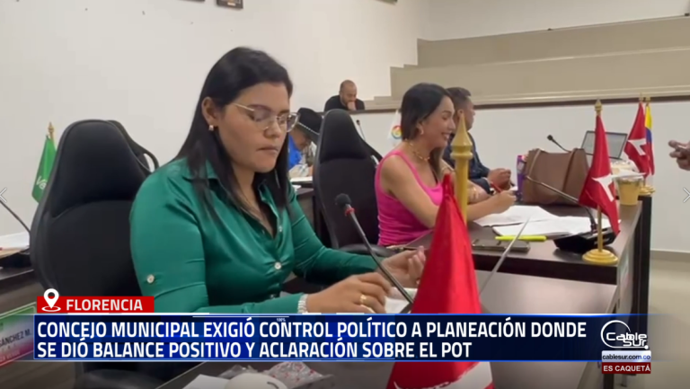 El Concejo Municipal de Florencia llevó a cabo una sesión de control político a la Secretaría de Planeación, la cual culminó con un balance favorable de la gestión.