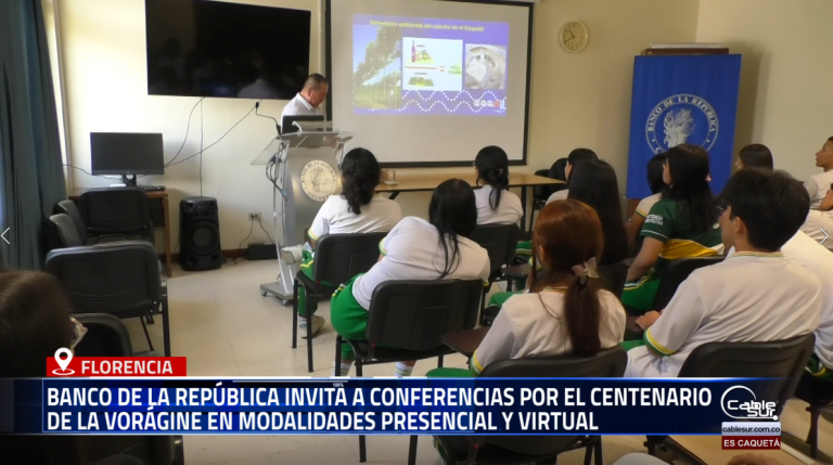 La Agencia Cultural del Banco de la República en Florencia ha organizado una serie de conferencias para conmemorar el centenario de la publicación de la obra «La Vorágine» .