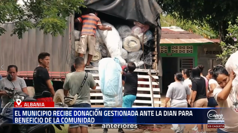 La Administración Municipal de Albania informó la llegada de una donación obtenida a través de una convocatoria nacional de la DIAN, un proceso al que el municipio se postuló con anterioridad y que hoy materializa un nuevo apoyo dirigido a beneficiar a la comunidad local.