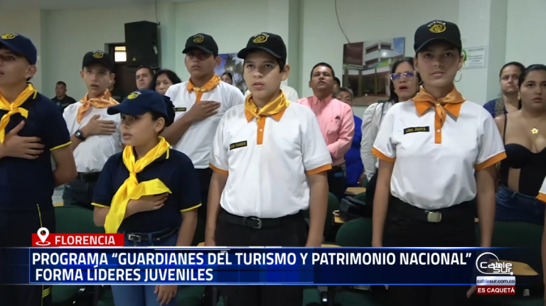 En Florencia, 58 estudiantes culminaron su proceso de formación en el programa “Guardianes del Turismo y Patrimonio Nacional”, una iniciativa que busca fortalecer el liderazgo juvenil y fomentar el cuidado del patrimonio cultural, natural y arquitectónico del Caquetá.